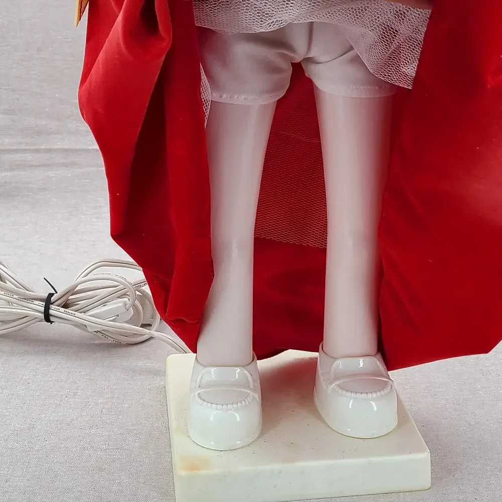 1995 Vintage Animated Telco MRS Santa Claus 24” Motionette Lighted, WORKS - READ